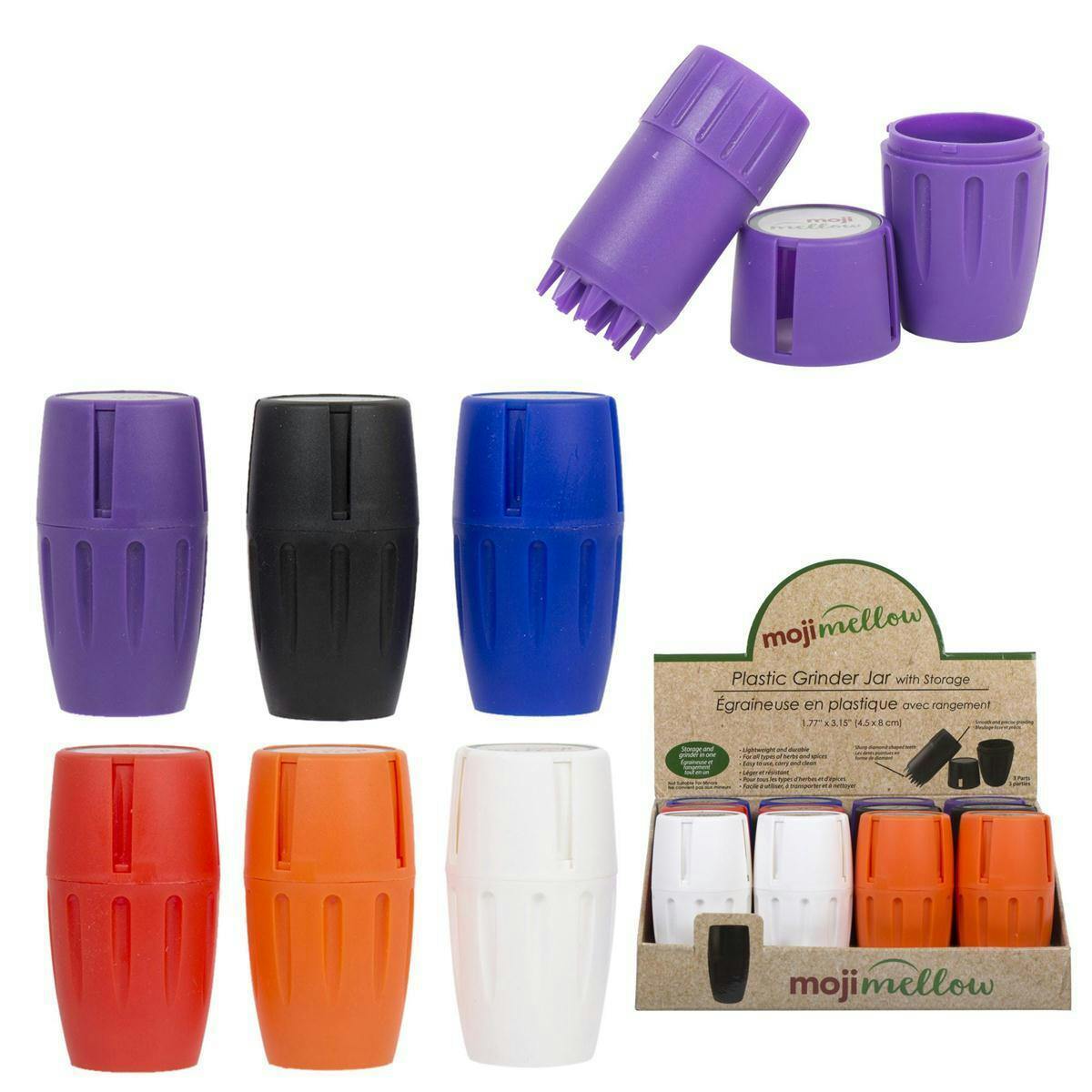 Moji Mellow 2-in-1 Grinder (3 parts)