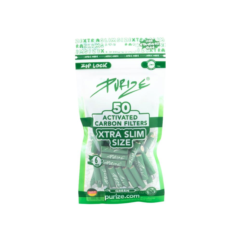 Purize - XtraSlim 6mm Activated Carbon Filters Bag (50pc) (Green)