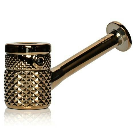 Jane West 5.5" Gold Twenties Collection Hand Pipe