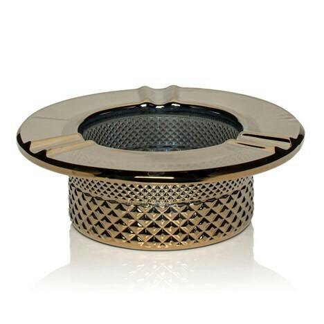Jane West 5" Gold Twenties Collection Ashtray