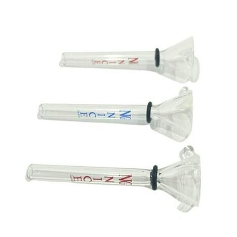 Nice Glass - Clear Downstem with Hook Bowl