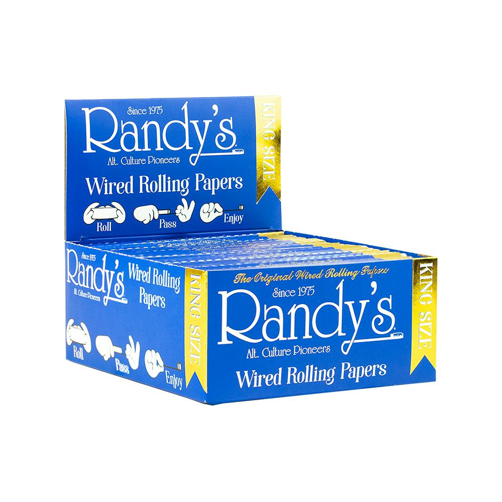 Randy's - King Size Wired Rolling paper 110mm - 25ct
