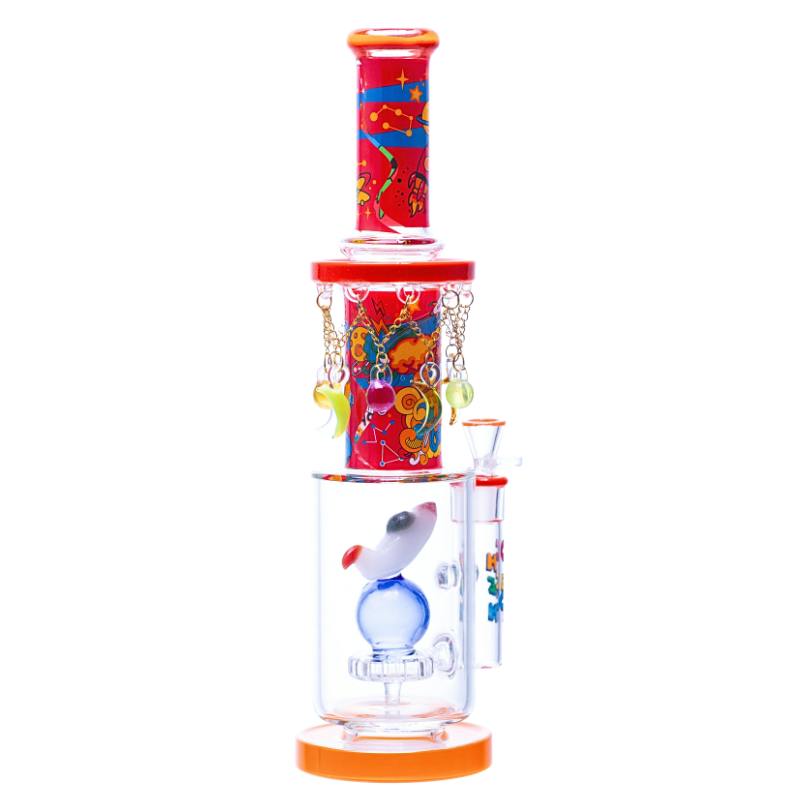 15.5" Cheech Cosmic Finch Water Pipe