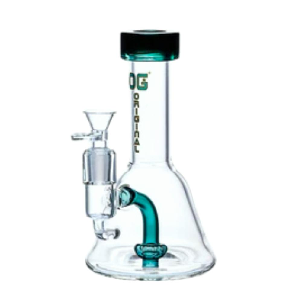 7" OG Original Shower Head Base Bong (Teal)