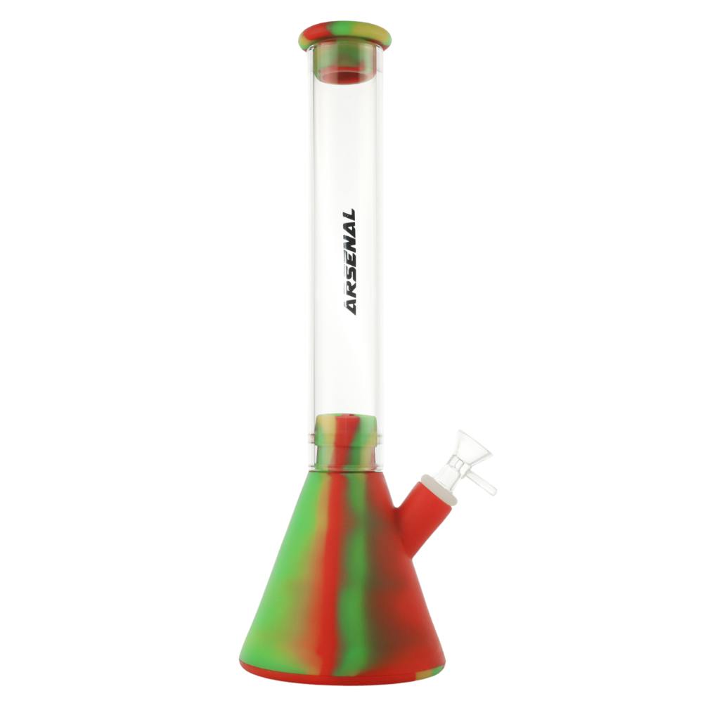 14" Arsenal Bomber Silicone Glass Bong