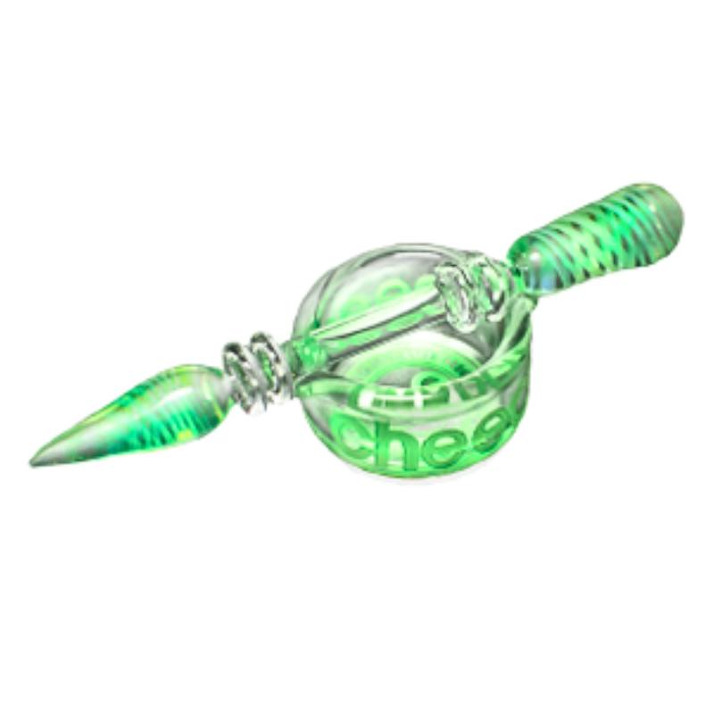38mm Cheech Dish And Dabber (Light Green)