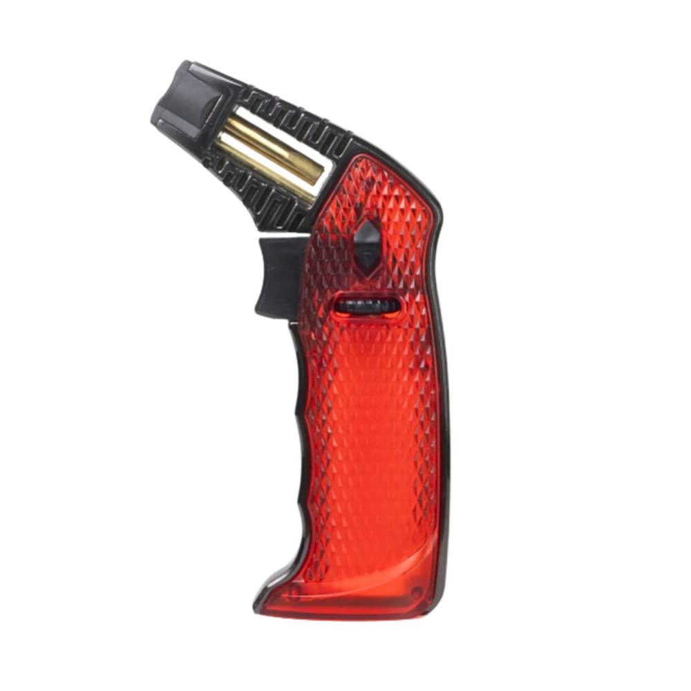 Special Blue Full Metal Torch w/ Tin Carrying Case (Fire Red)