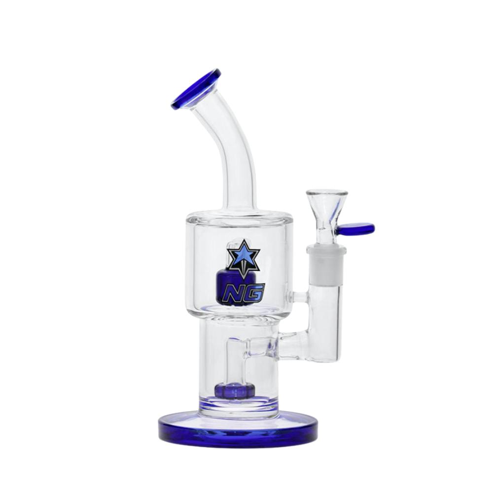 Nice Glass - 8.5" Double Chamber Bubbler