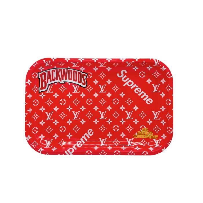 Arsenal -Designer Metal Rolling Tray - Medium