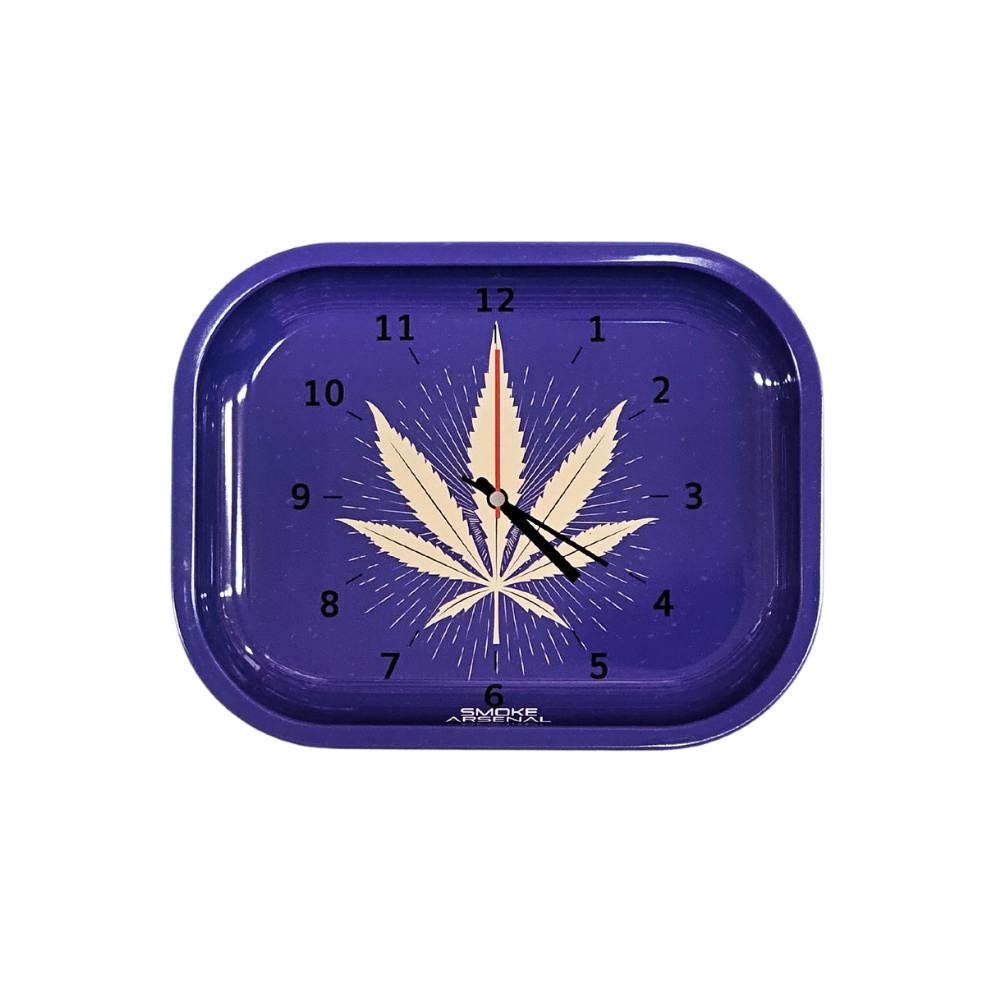 Arsenal - 420 Clock Metal Rolling Tray - Small
