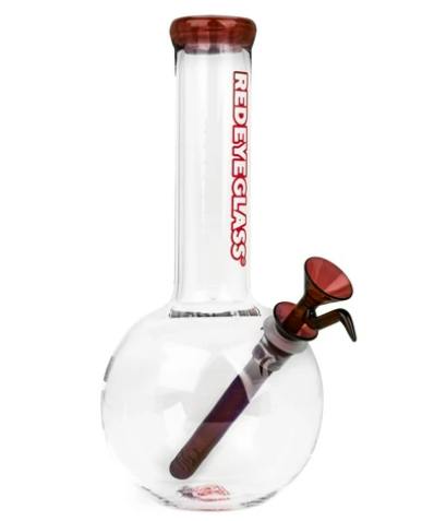Red Eye Glass - 10" Little Bro Bubble Tube (Amber)