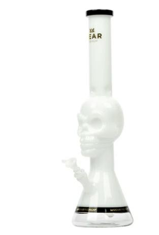 Gear Premium - 18" Tuxedo Skull Beaker Tube (White)