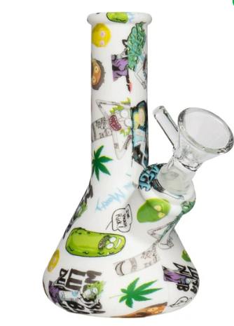 LIT® Silicone - 5" Pickle and Pals Water Pipe