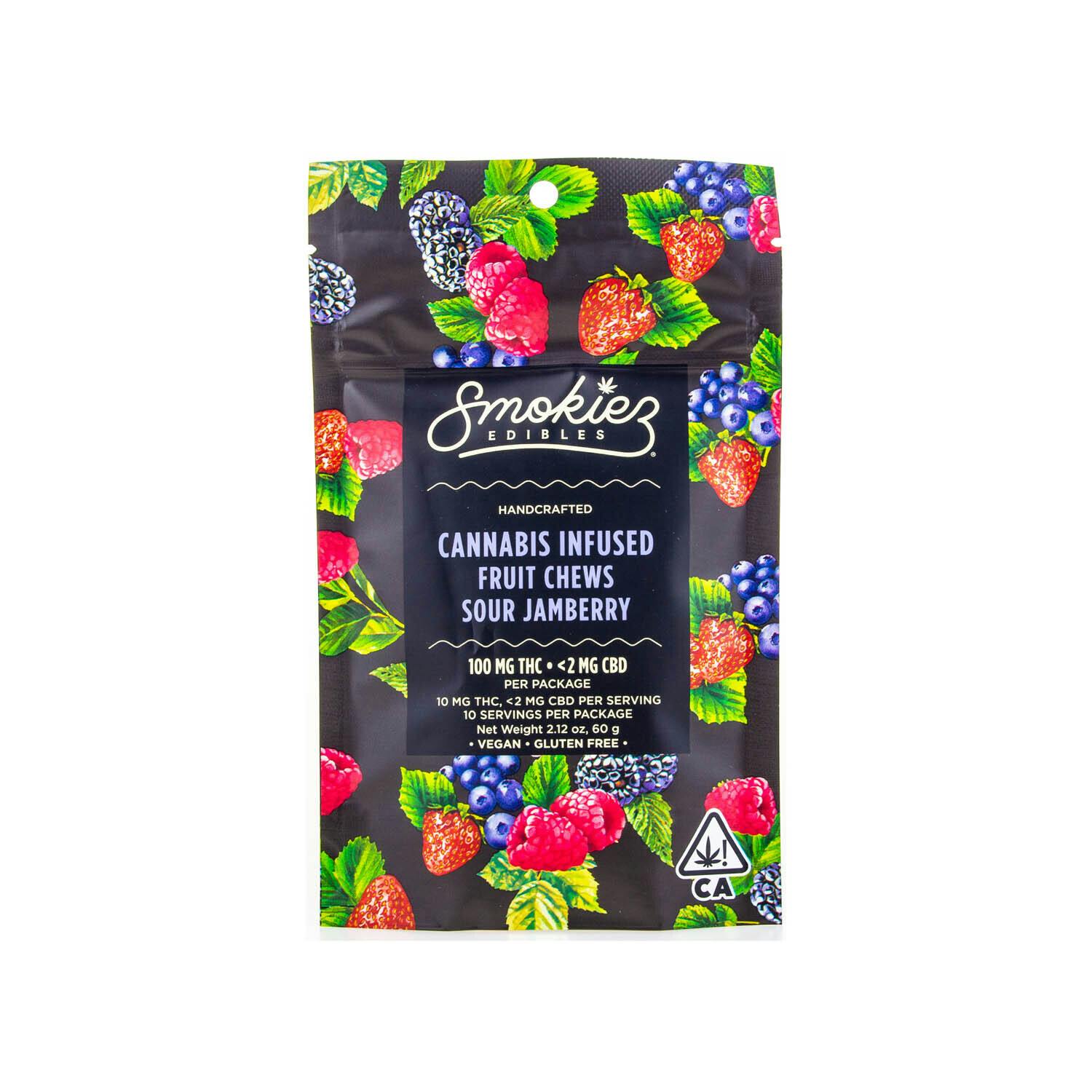 Smokiez — Sour Jamberry Fruit Chews