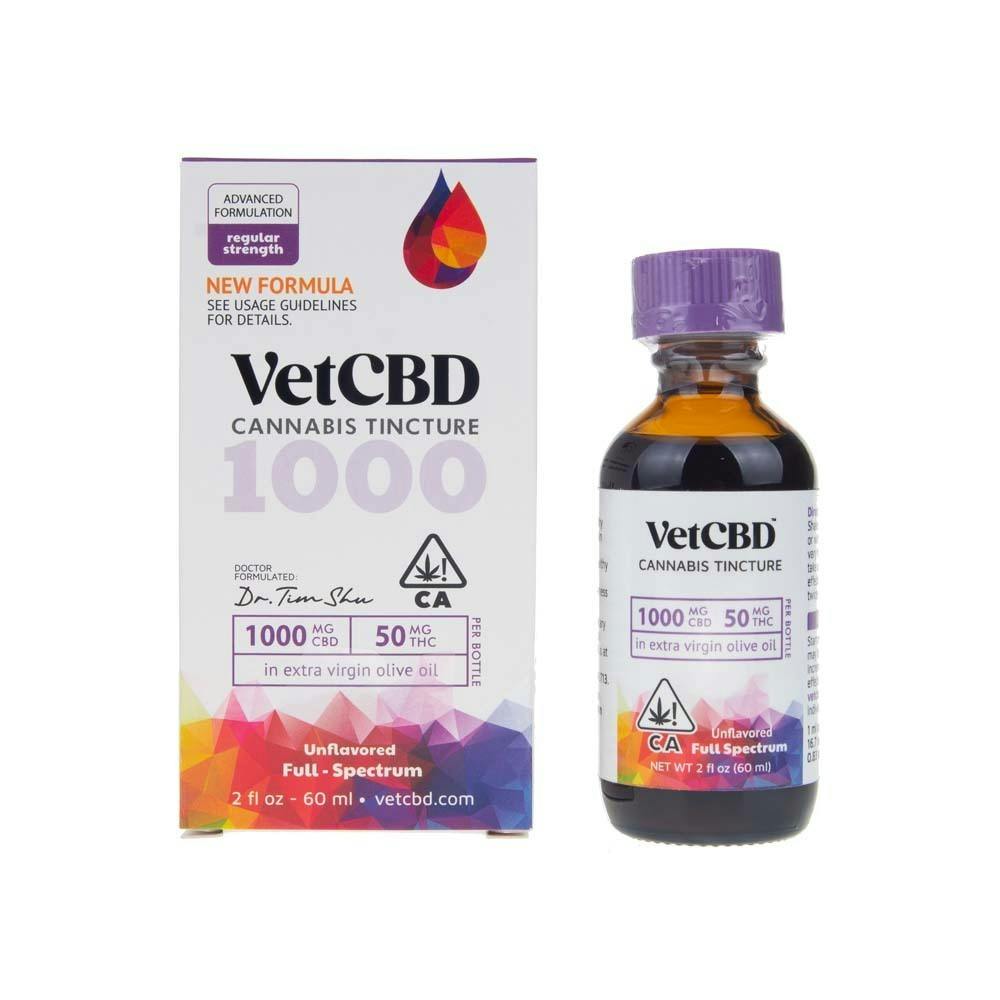 Vet CBD | Pet Tincture (20:1 CBD:THC - 1050mg Total)