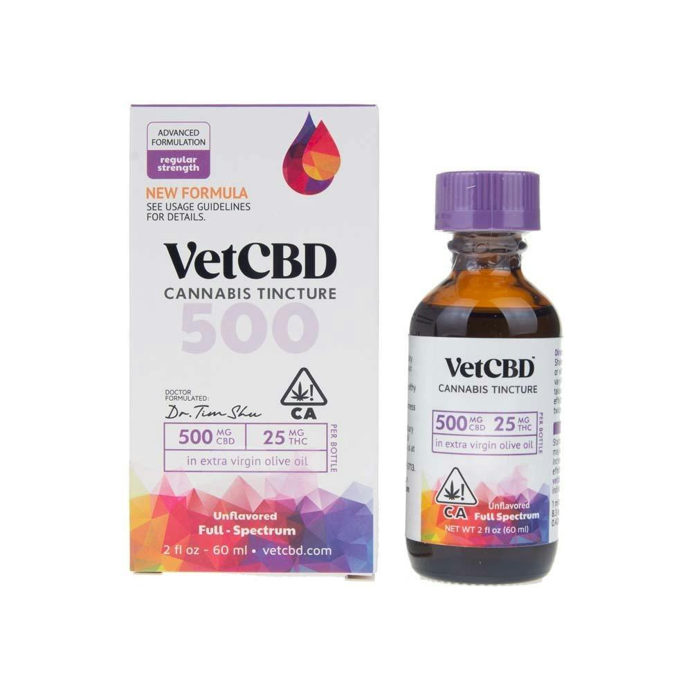 Vet CBD | Regular Strength Pet Tincture (20:1 CBD:THC - 525mg Total)