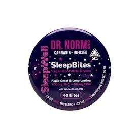 Dr. Norms | Sleepwell Brownie Bites (2:1 THC:CBN - 150mg Total)