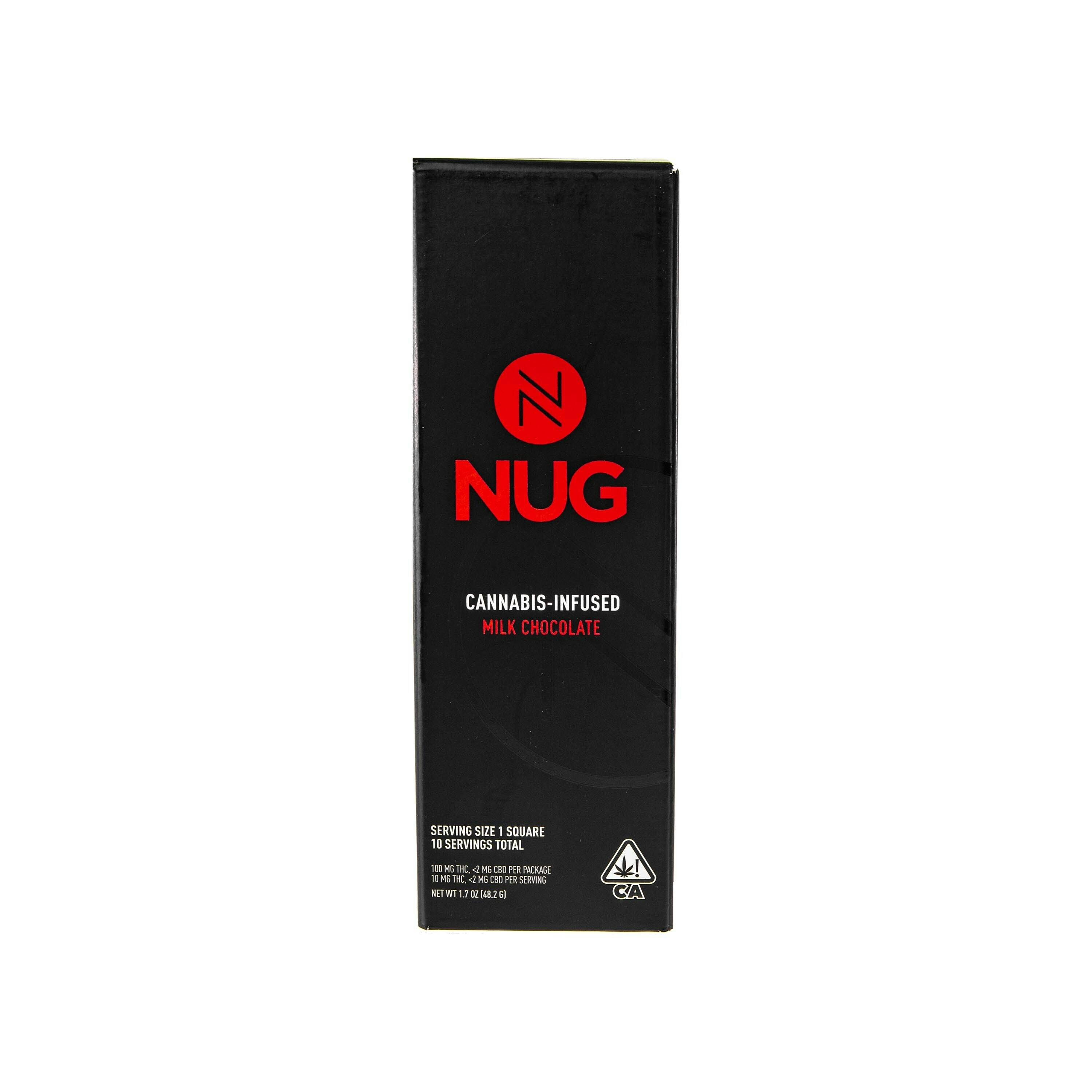 NUG: Milk Chocolate Bar (100mg THC)
