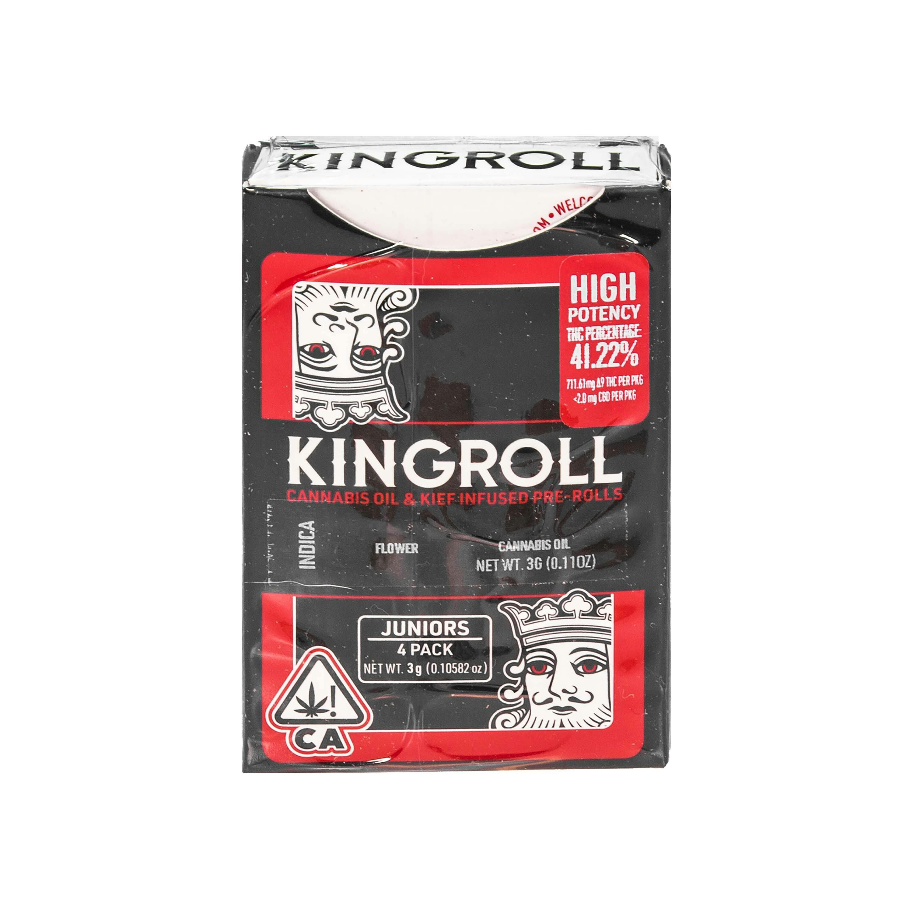 Kingroll | Grape Ape X Grandaddy Purple Infused Jr. Pre-roll Pack (3g)