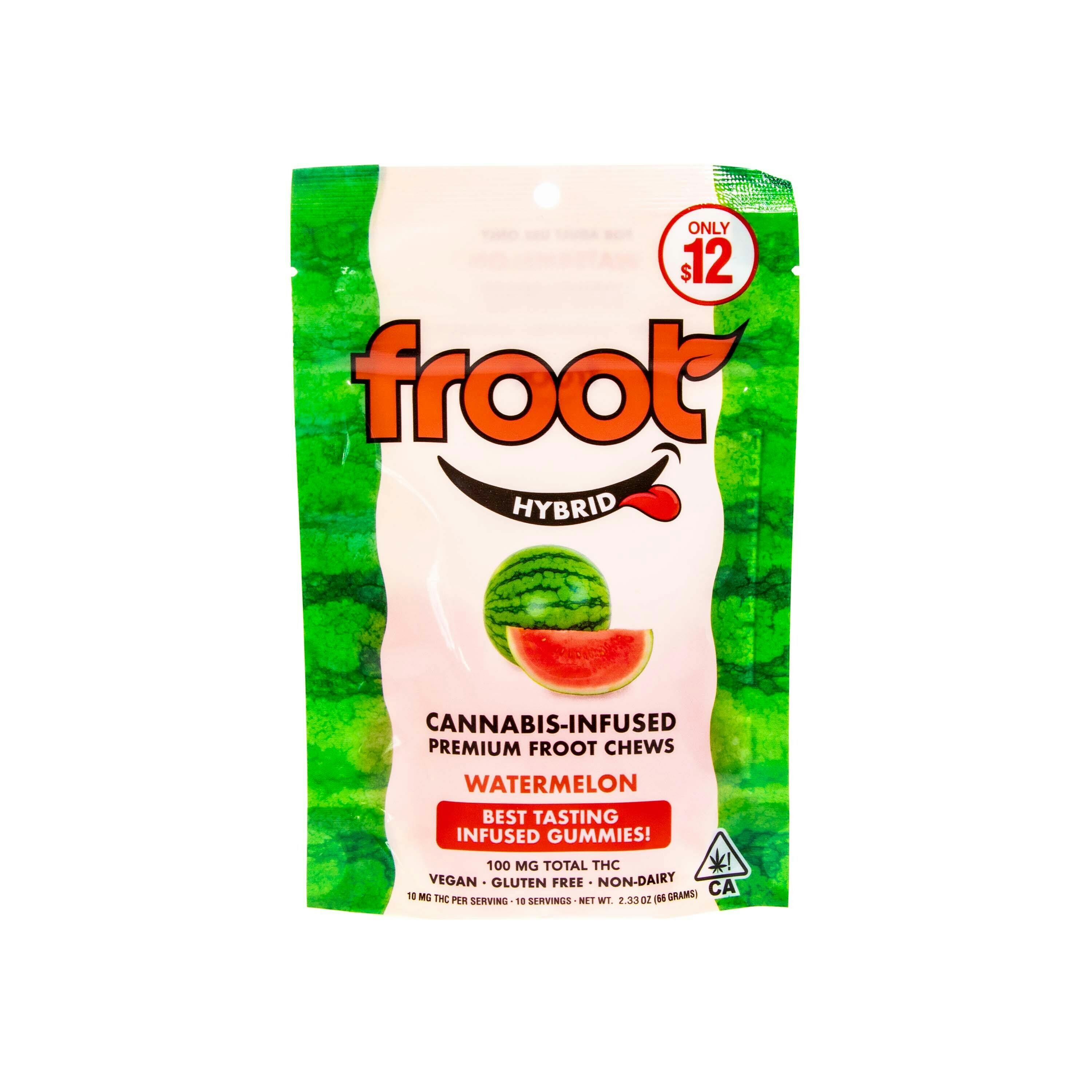 Froot: Watermelon Gummies (100mg THC)