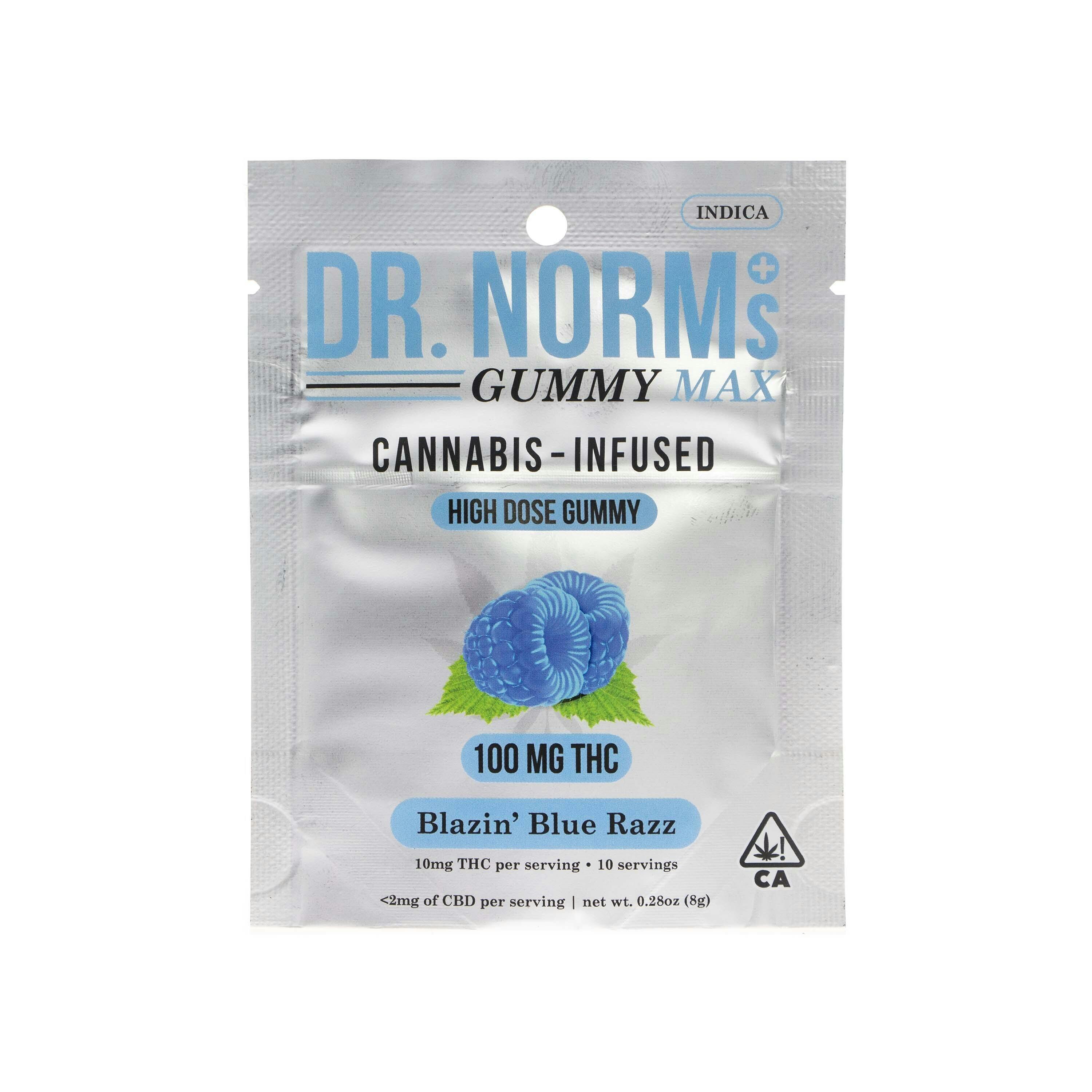 DR. NORM'S — Blazin Blue Razz Max