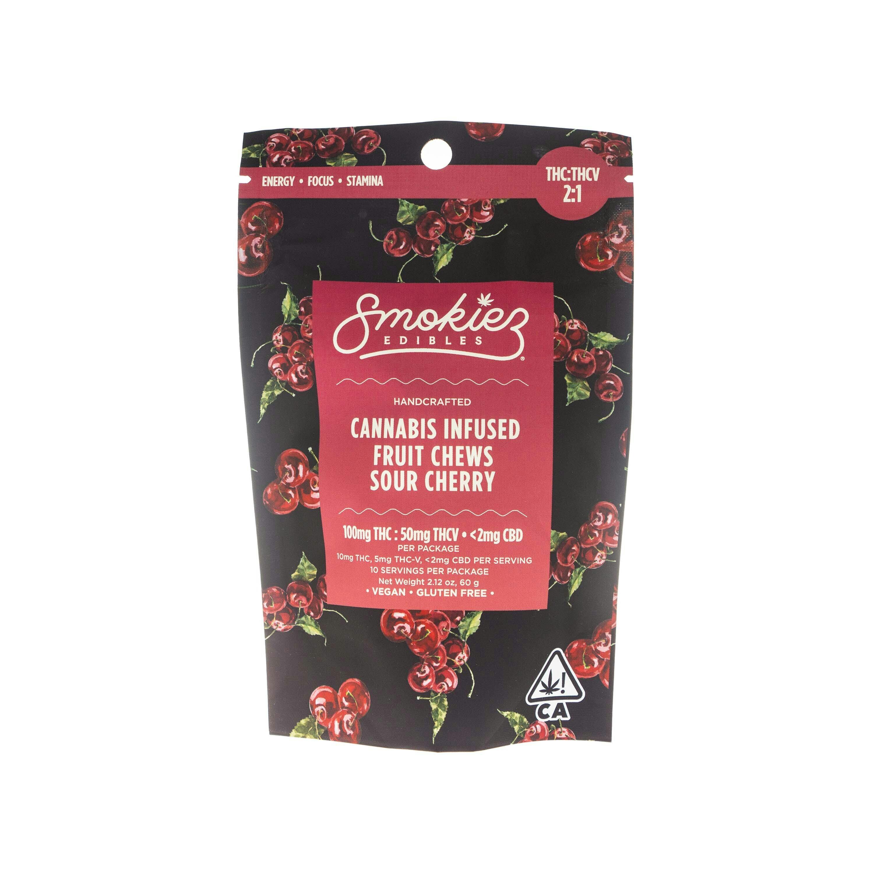 Smokiez — Sour Cherry Fruit Chews