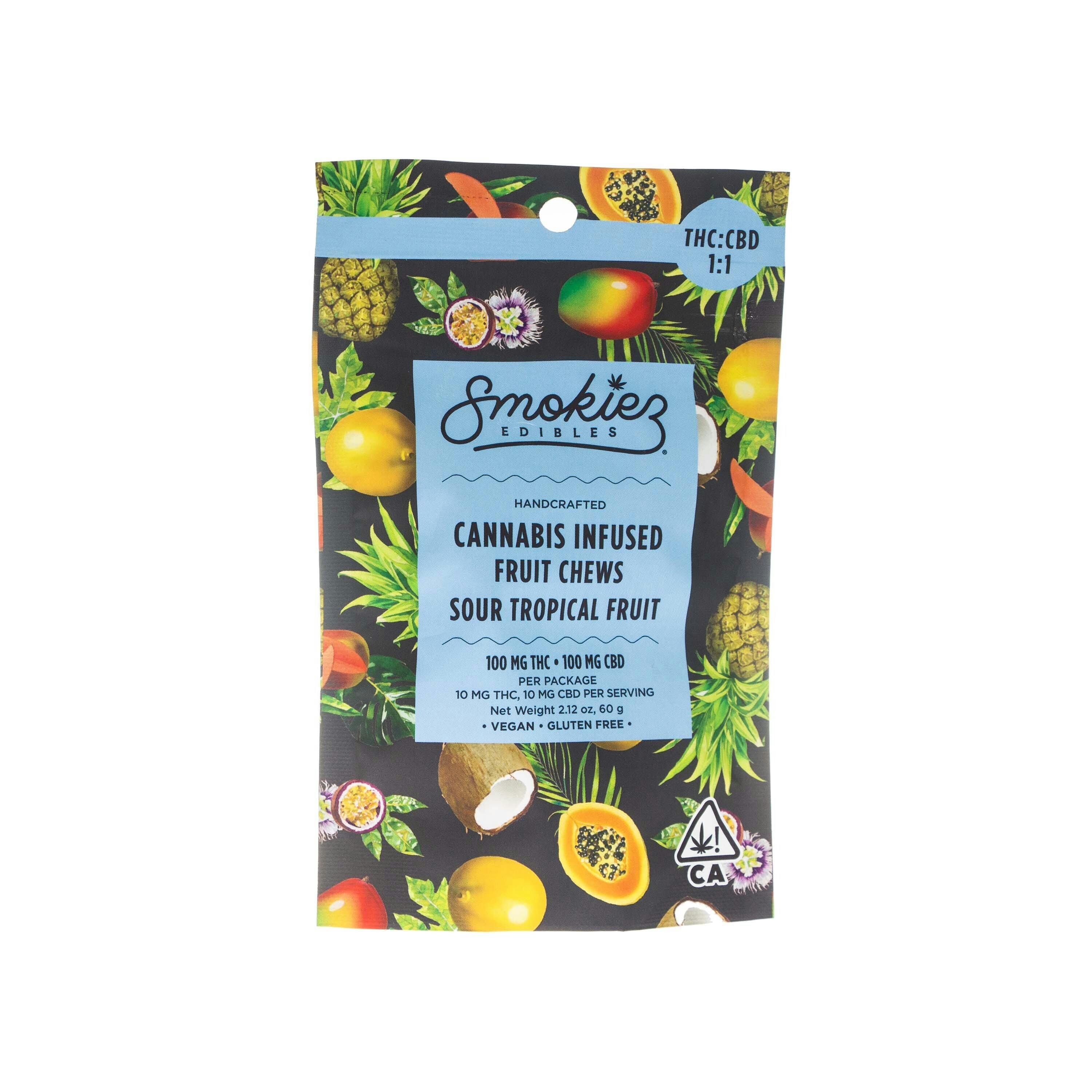 Smokiez — Sour Tropical Fruit Chews