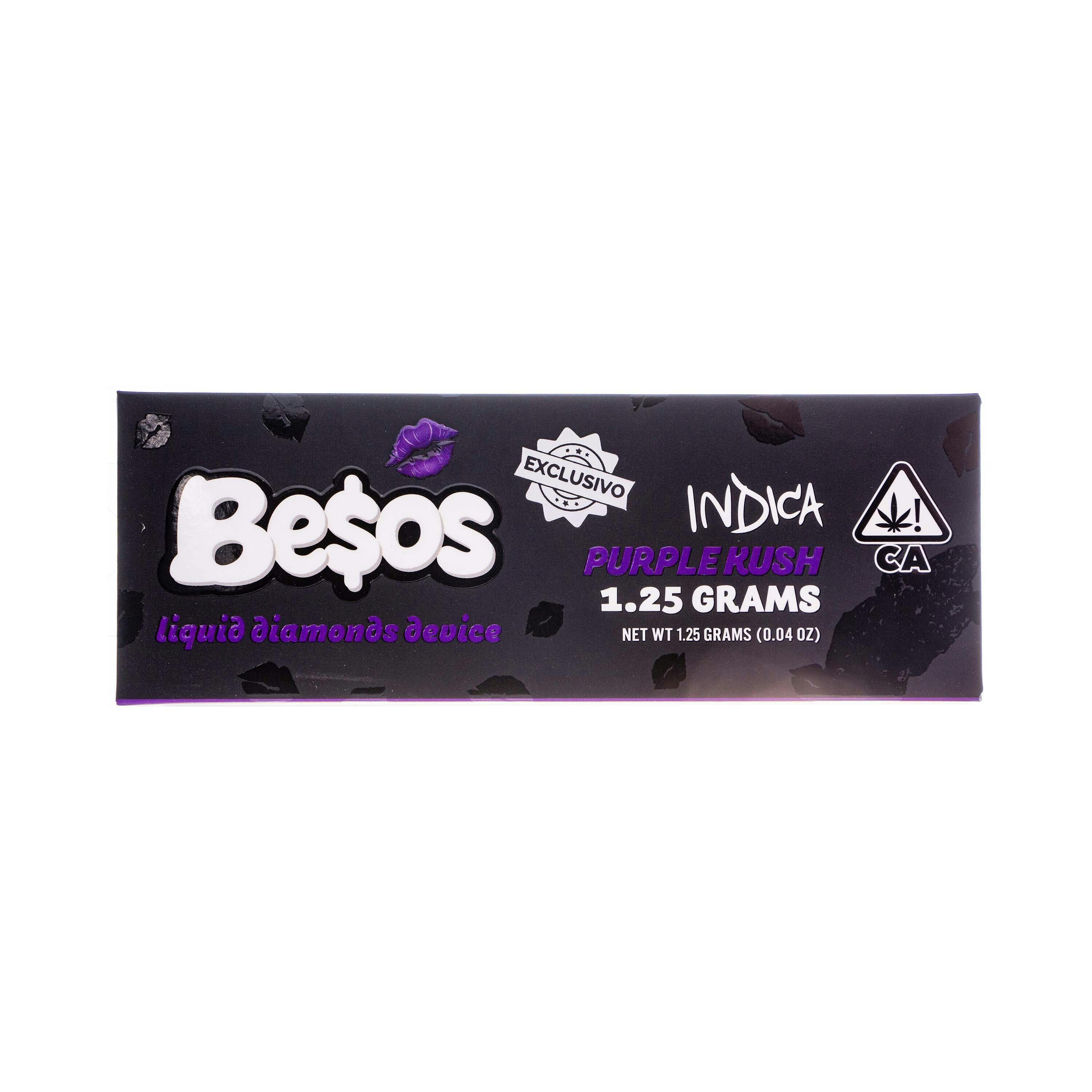 Be$os | Purple Kush Liquid Diamonds All-In-One Vape (1.25g)