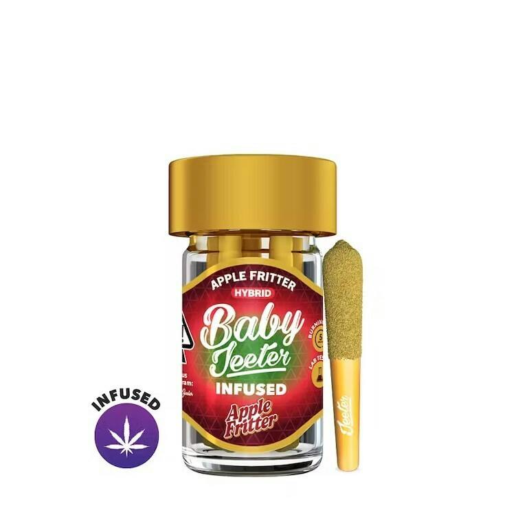 APPLE FRITTER BABY-INFUSED PREROLL-(2.5G) 5PK-H