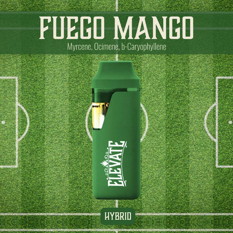Elevate: Vape | Fuego Mango | Sour Mango | Min-E-Bar | All-In-One