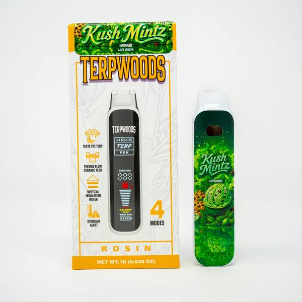 Terpwoods | Kush Mintz (H) | Live Rosin Disposable 1G