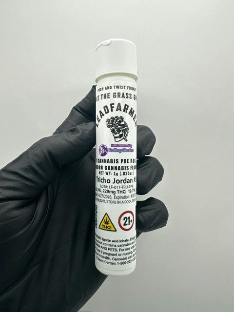 LeadFarmer | Tricho Jordan #3 | Indoor Flower Pre-Roll 1G