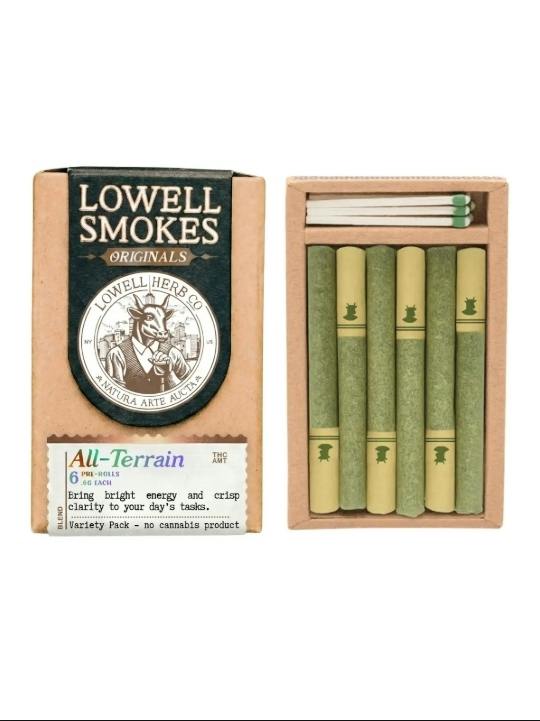 Lowell Smokes | All-Terrain | Pre-Roll Variety Pack 3.6G