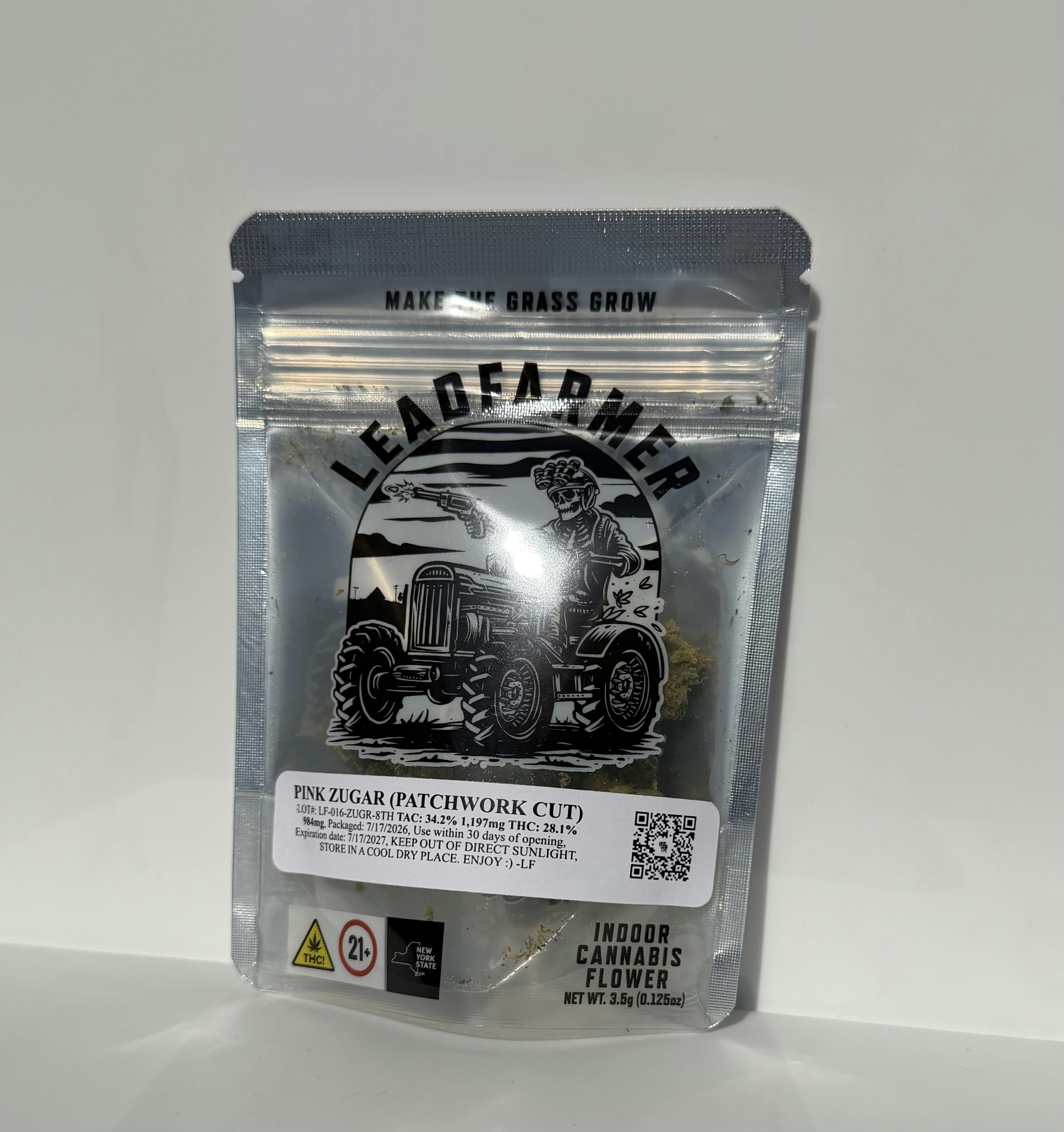 LeadFarmer | Pink Zugar (H) | Indoor Whole Flower 3.5G