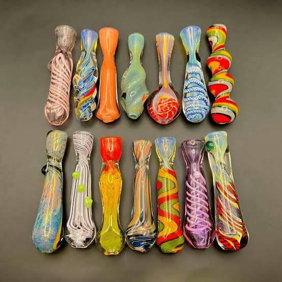 Glass Chilum Assorted - Glass Chilum Assorted