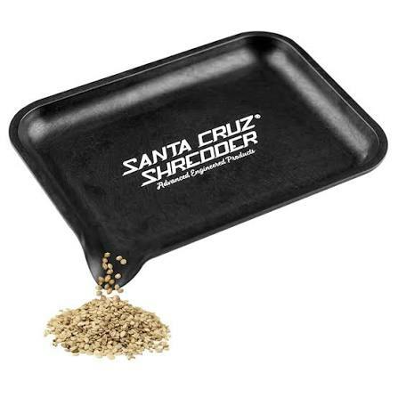 Santa Cruz Shredders Rolling Trays - Santa Cruz Shredders Rolling Trays (Pink & Black) with lip