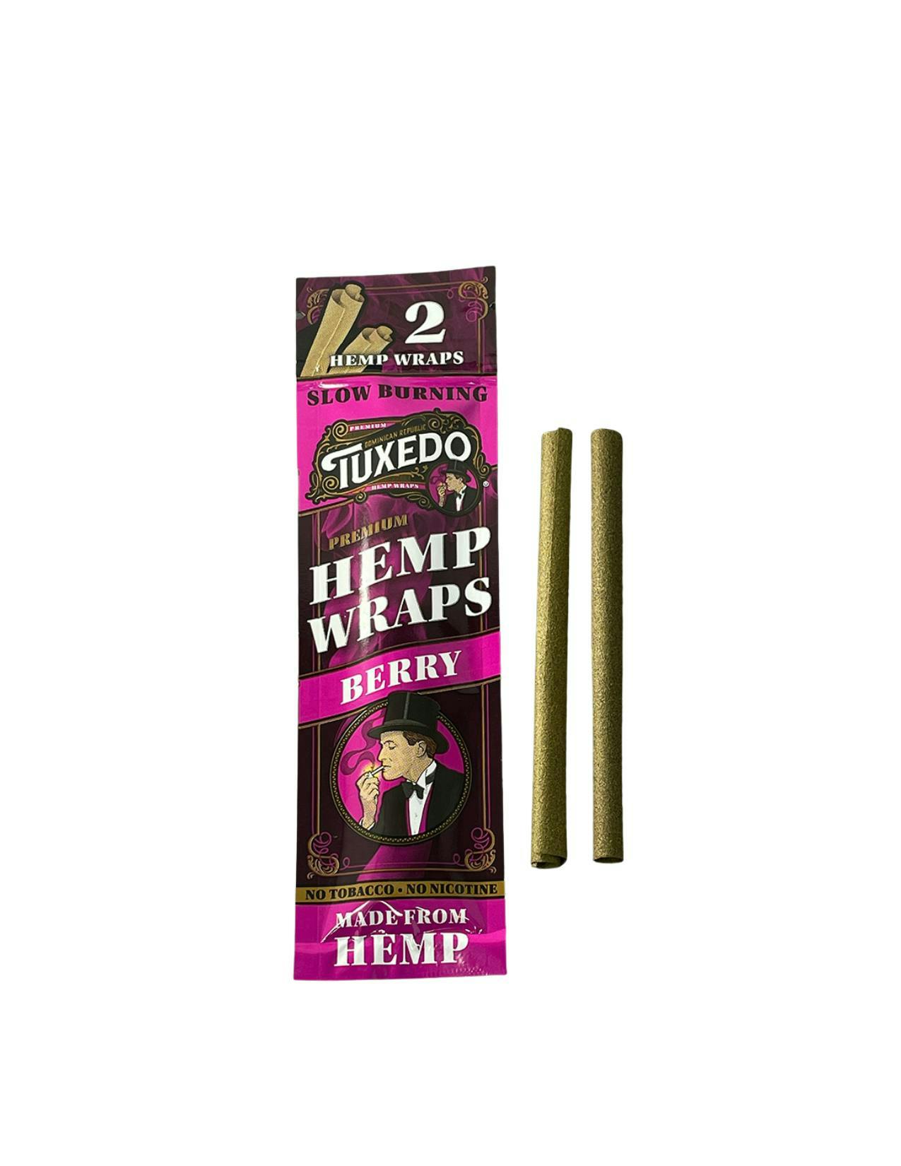 Tuxedo - Hemp Wraps 25's I Berry at Plant Base Dispensary