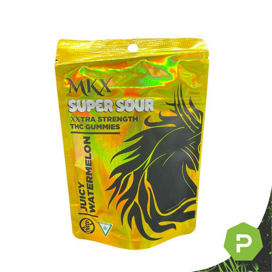 Super Sour XXTRA | Juicy Watermelon Gummies | 200mg | 10ct | 20mg/ea