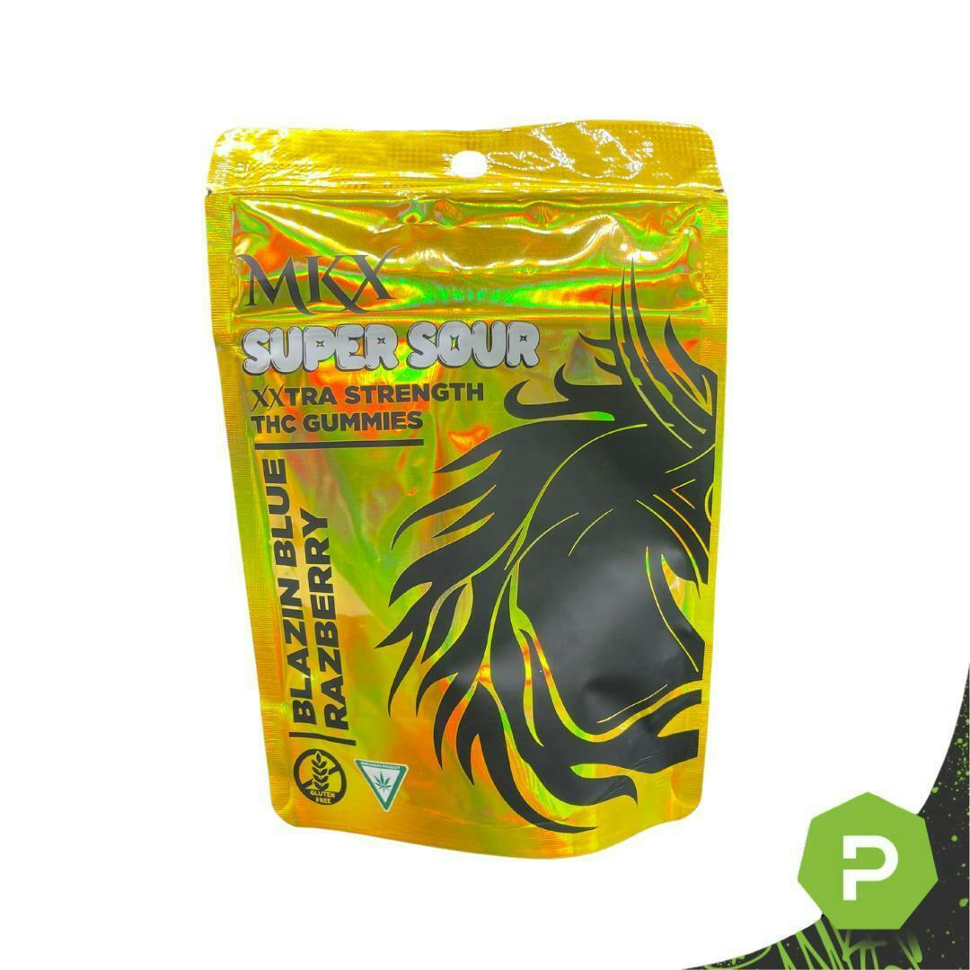MKX | 200mg Gummies | Super Sour Blazin Blue Razz