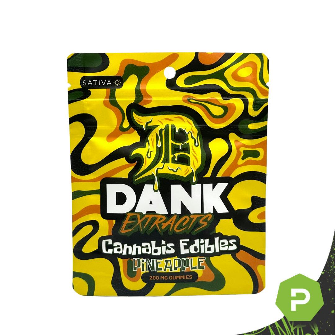 Dank Extracts | 200mg Gummies | Pineapple