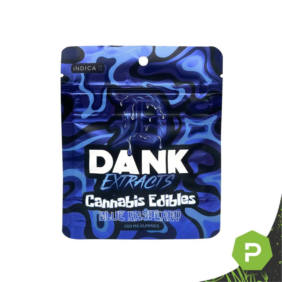 Dank Extracts | 200mg Gummies | Blue Razz