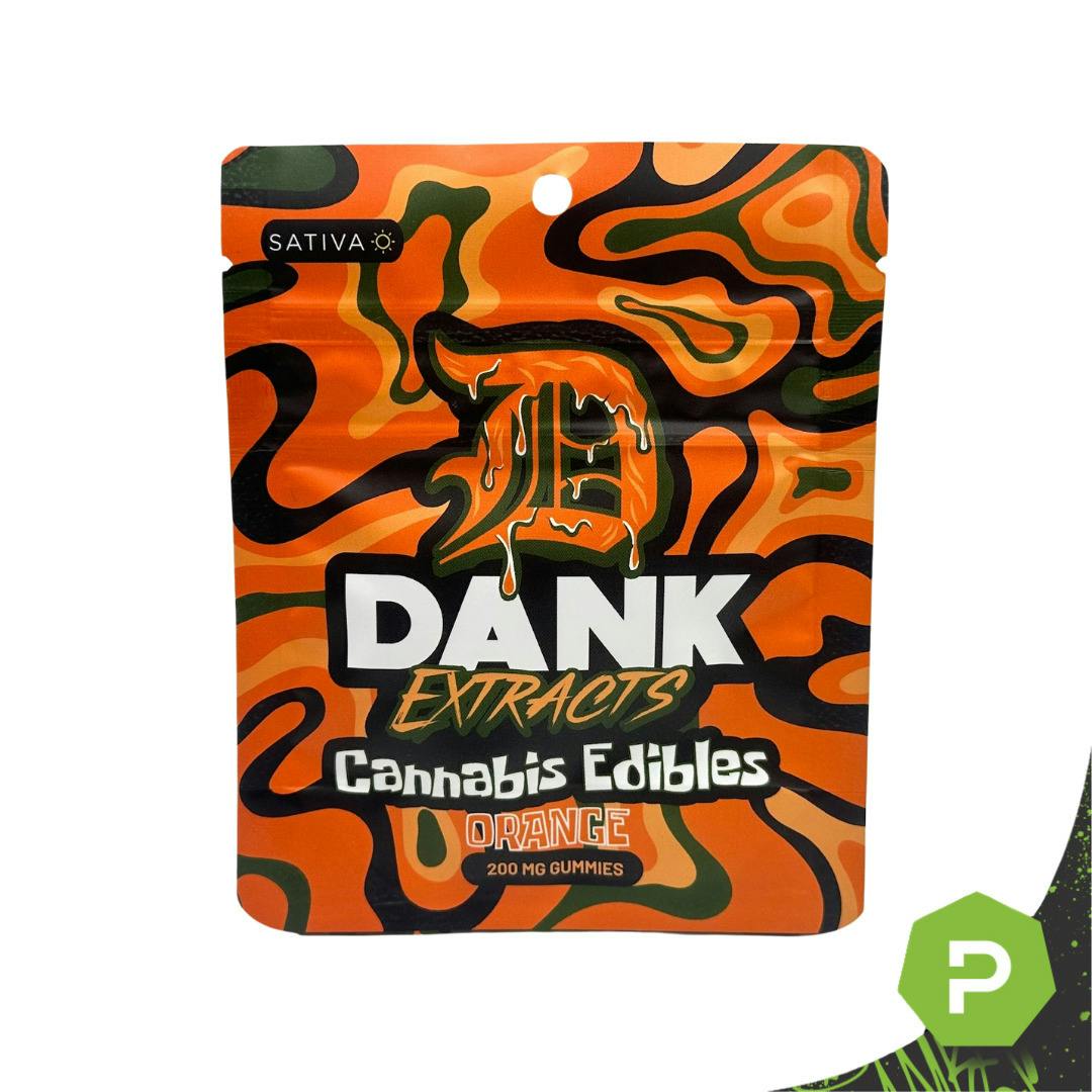 Dank Extracts | 200mg Gummies | Orange