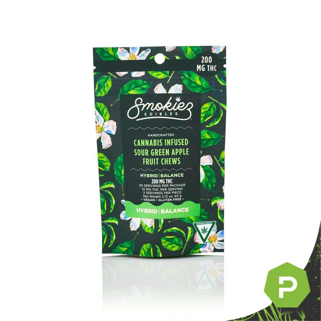Smokiez | 200mg Gummies | Sour Green Apple