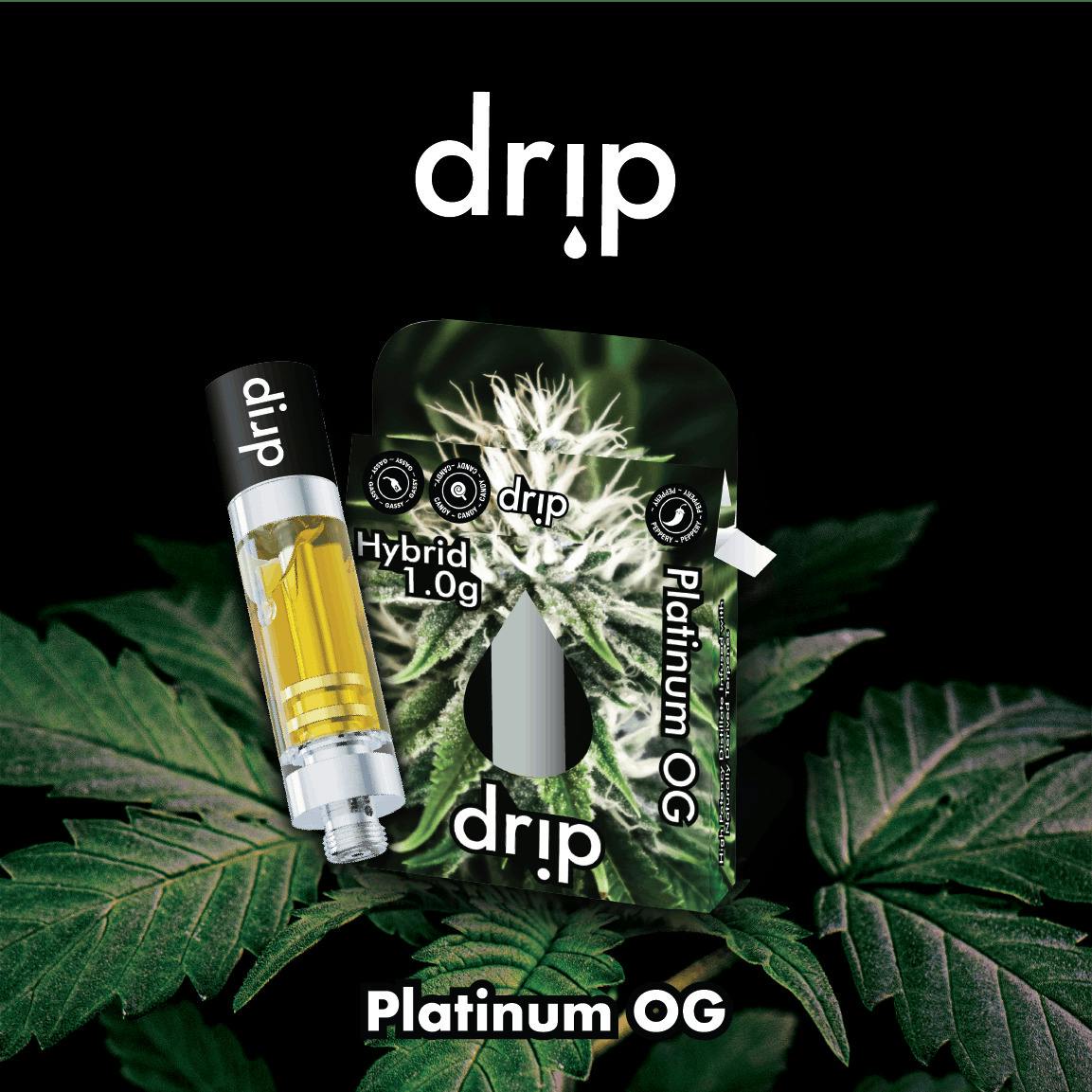Drip | 1g 510 Cartridge | Platinum OG