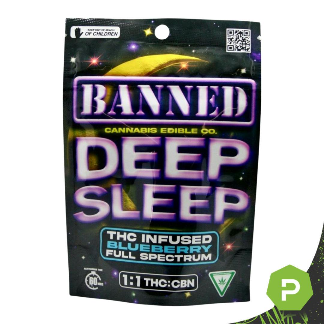 Banned | 200mg Deep Sleep Gummies | Blueberry