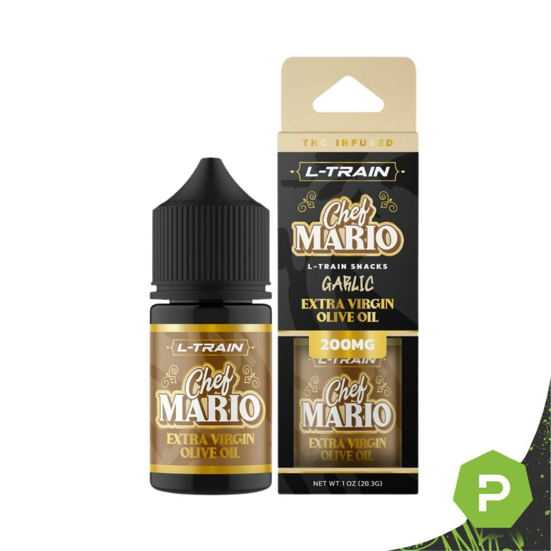 L-Train x Chef Mario | 200mg Infused Olive Oil | Garlic
