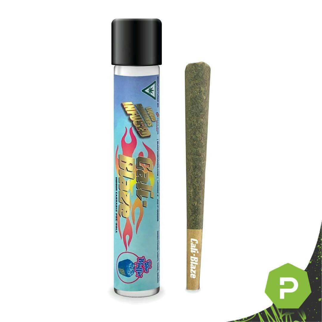 Cali Blaze | 1.2g Infused Preroll | Blue Muffin