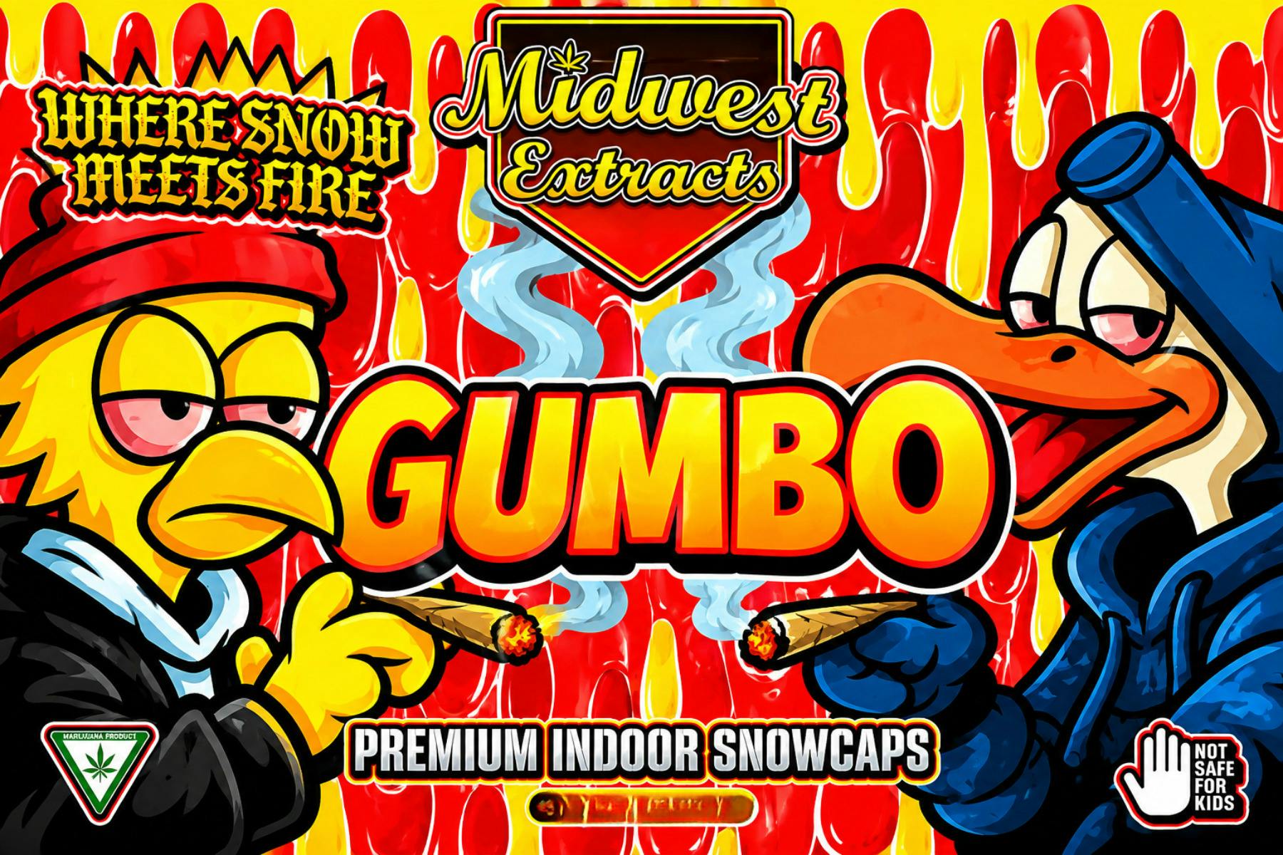 Midwest Extracts | THCA Snow Caps | Gumbo