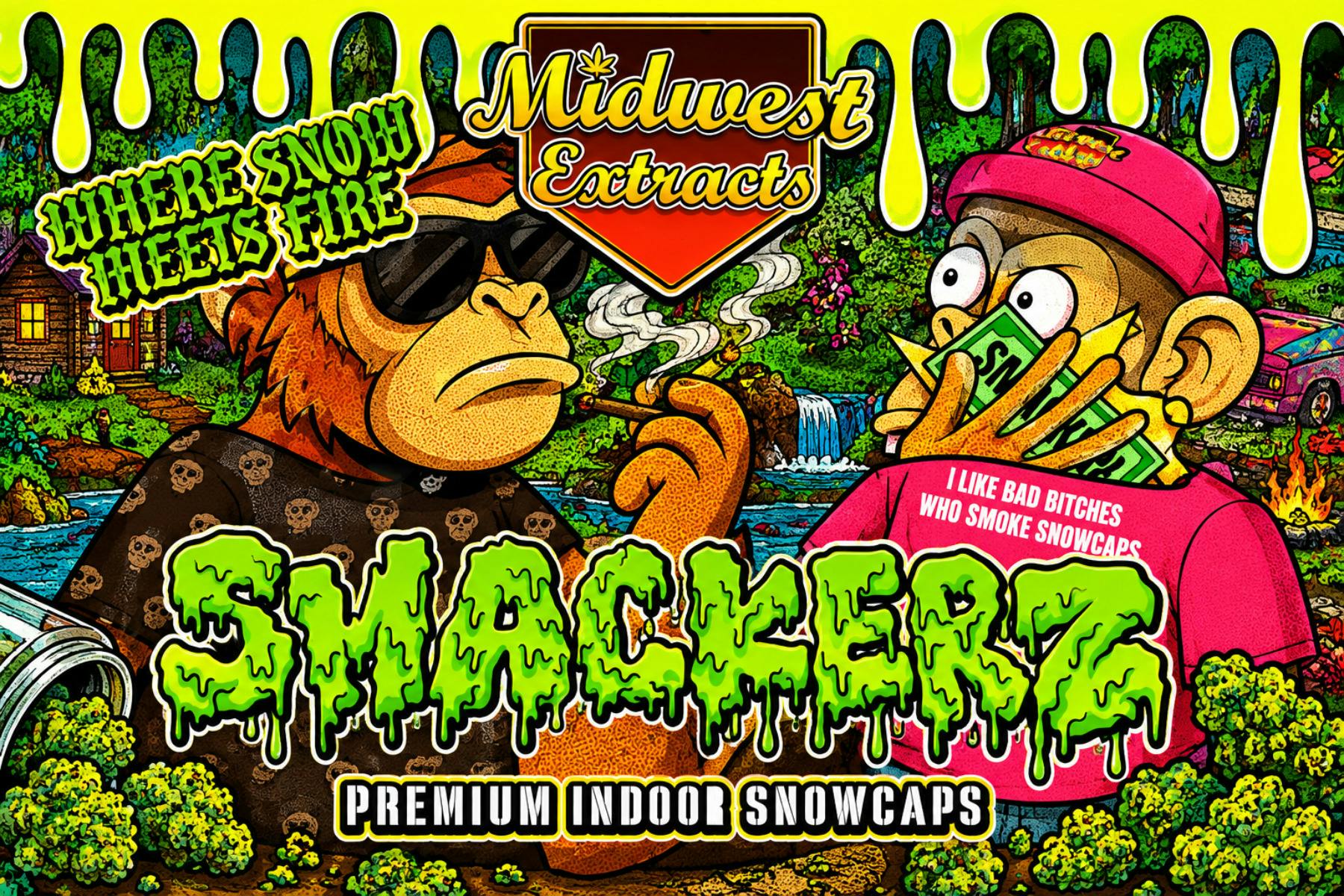 Midwest Extracts | THCA Snow Caps | Smackerz