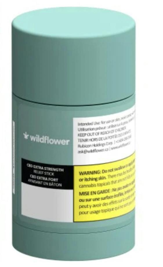 60G | WILDFLOWER CBD EXTRA STRENGTH RELIEF STICK | WILDFLOWER